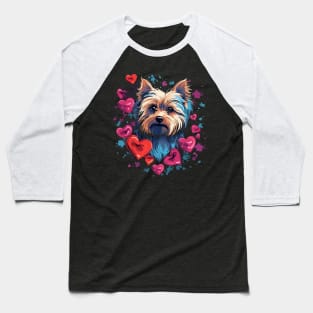 Yorkshire Terrier Valentine Day Baseball T-Shirt